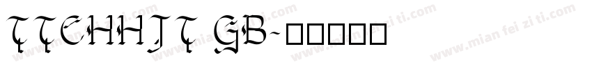 TTCHHJT GB字体转换